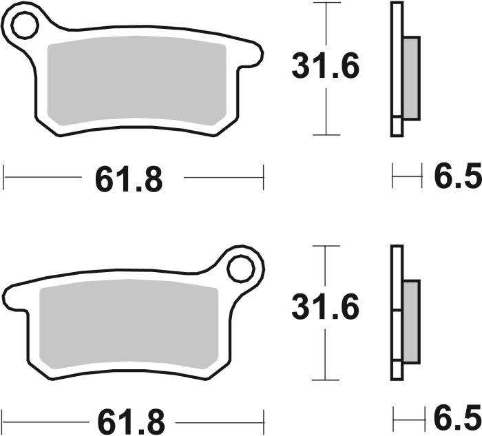 Placute de frana BREMBO [3]
