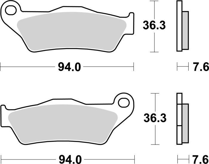 Placute de frana BREMBO [3]
