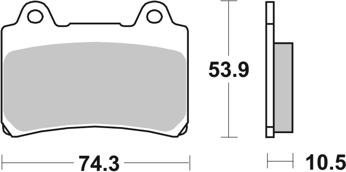 Placute de frana BREMBO [3]