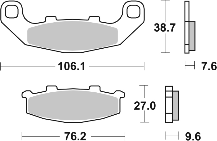 Placute de frana BREMBO [3]