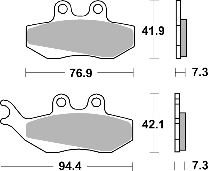 Placute de frana BREMBO [3]