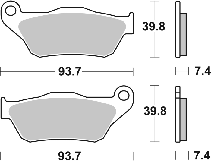 Placute de frana BREMBO [3]