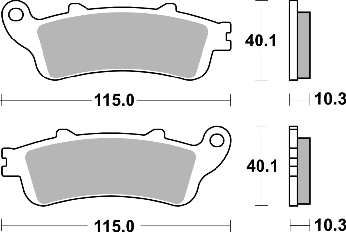 Placute de frana BREMBO [3]