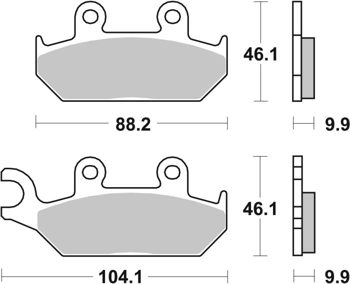 Placute de frana BREMBO [3]