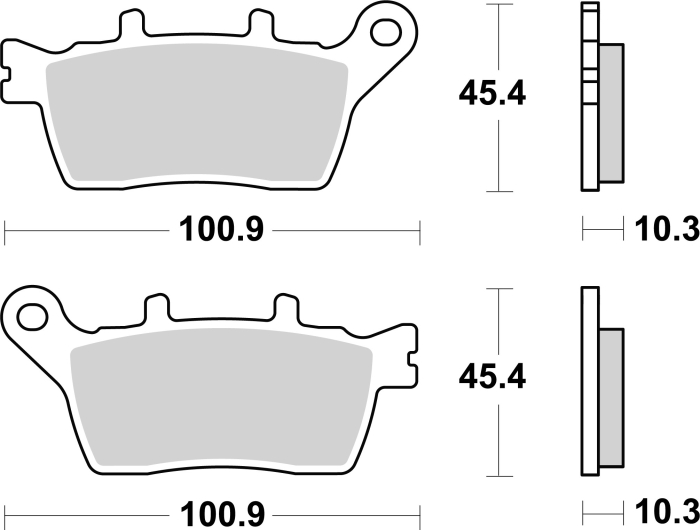 Placute de frana BREMBO [3]
