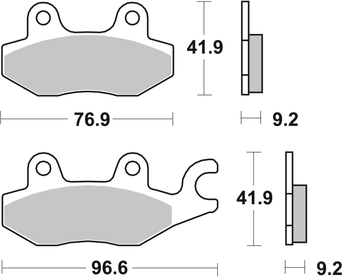 Placute de frana BREMBO [3]