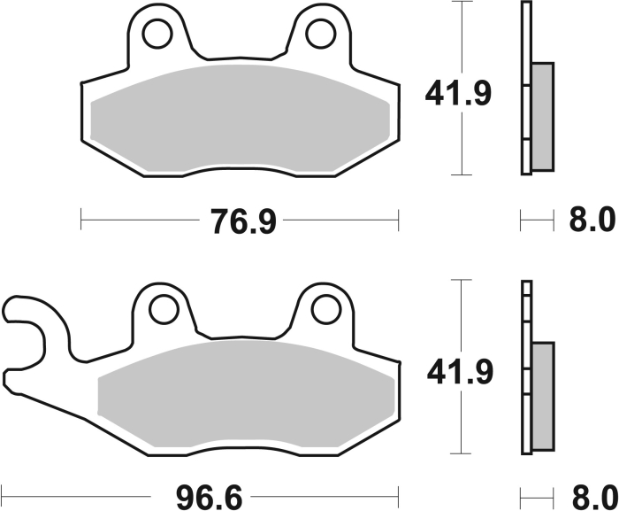 Placute de frana BREMBO [3]
