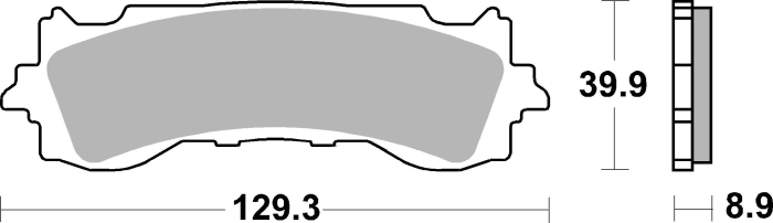 Placute de frana BREMBO [3]