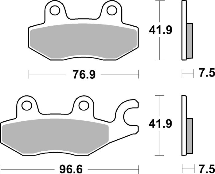 Placute de frana BREMBO [3]