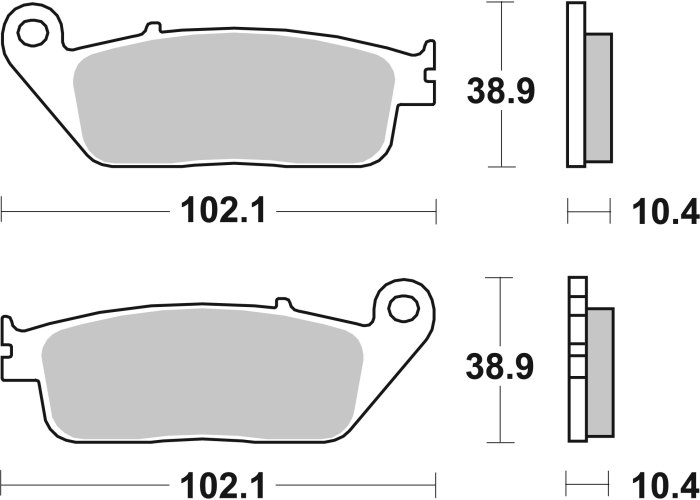 Placute de frana BREMBO [3]