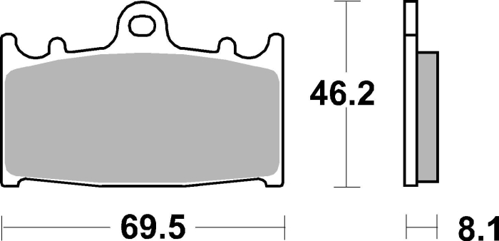 Placute de frana BREMBO [3]