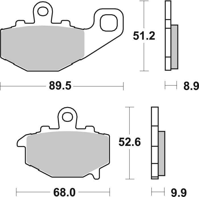 Placute de frana BREMBO [3]