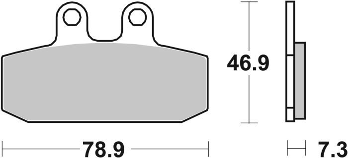 Placute de frana BREMBO CC ROAD [3]
