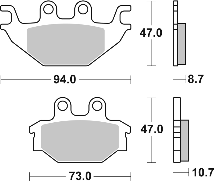 Placute de frana BREMBO CC ROAD [3]