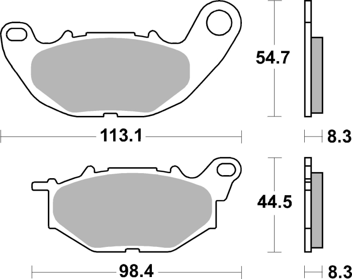 Placute de frana BREMBO CC ROAD [3]