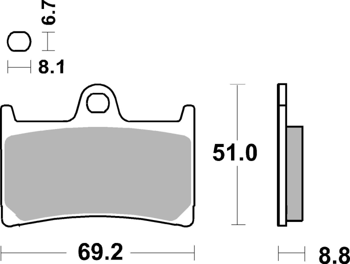 Placute de frana BREMBO CC ROAD [3]