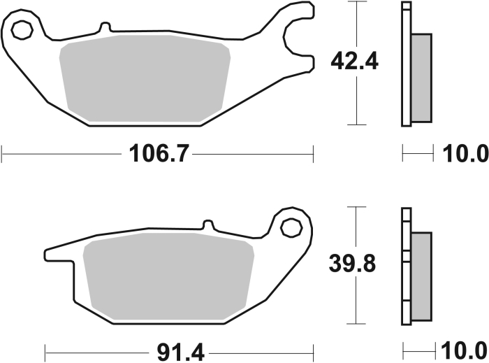 Placute de frana BREMBO CC ROAD [3]