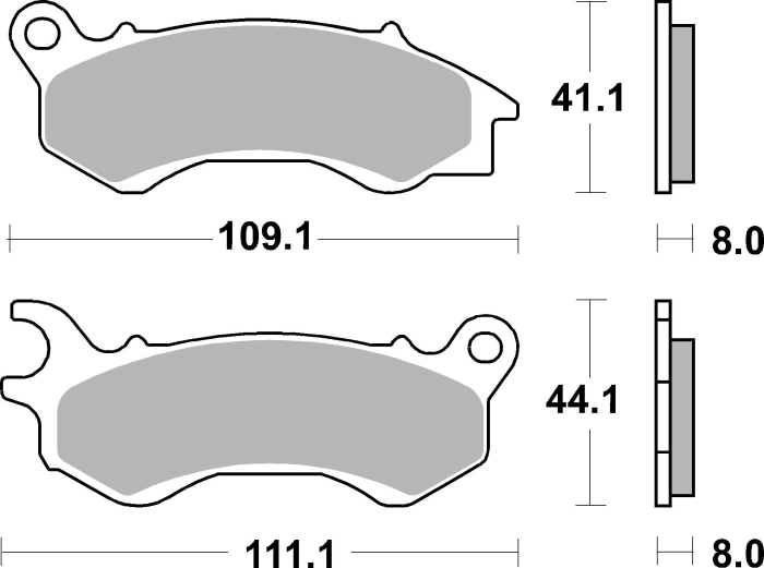 Placute de frana BREMBO CC SCOOTER [3]