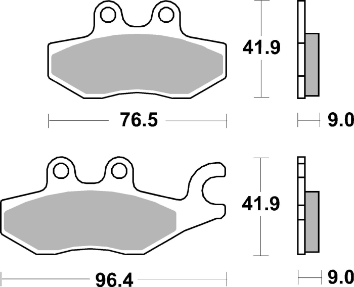 Placute de frana BREMBO CC SCOOTER [3]