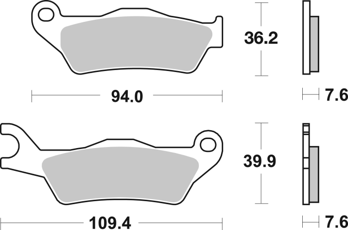 Placute de frana BREMBO CC SCOOTER [3]