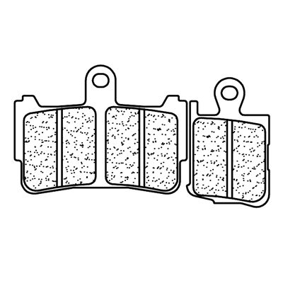 Placute de frana CL BRAKES A3+ (4 bucati in kit) [2]