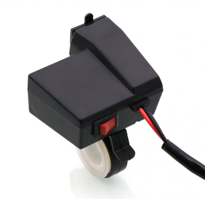 Priza dublu usb cu voltmetru și intrerupator [5]