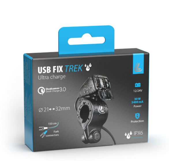 Priza dublu usb-fix Trek moto atv [4]