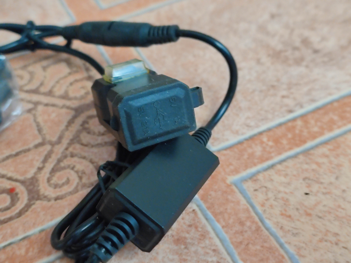 Priza dublu usb moto scuter ATV cu intrerupator [4]