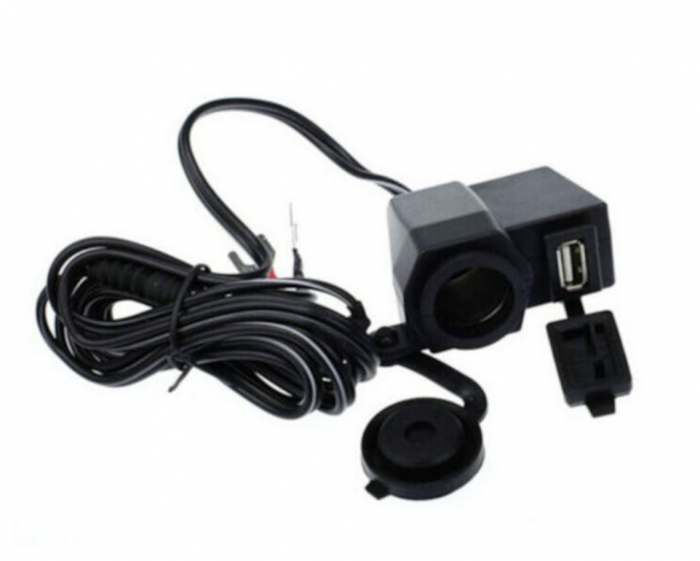Priza usb bricheta moto ATV 12v [3]