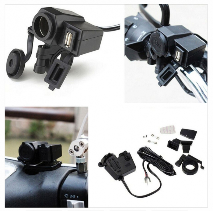 Priza usb bricheta moto ATV 12v [2]