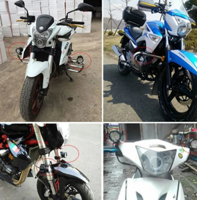 Proiectoare 6leduri moto ATV auxiliare proiector led [6]