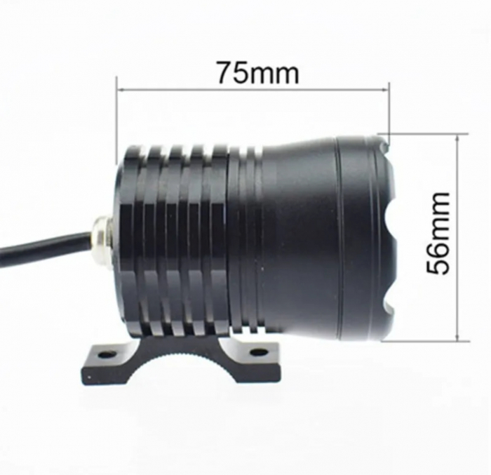 Proiectoare 6leduri moto ATV auxiliare proiector led [2]