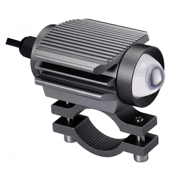 Proiectoare moto auxiliare slim lumini de zi [6]