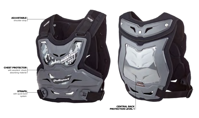 Protectie de piept POLISPORT PHANTOM PRO 8003900001 nardo grey [6]