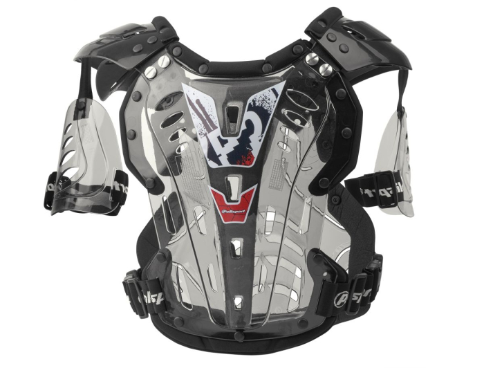 Protectie de piept POLISPORT XP2 JUNIOR smoke black/black/smoke black [2]