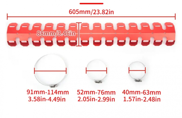 Protecție evacuare toba moto ornament galerie motocicleta esapament [6]