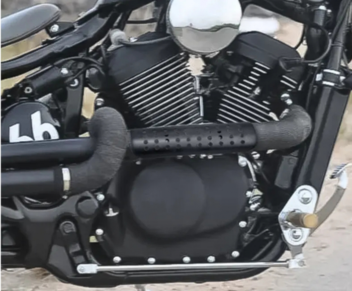 Protecție moto evacuare toba galerie teava ornament motocicleta [8]