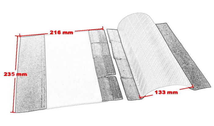 Protecții amortizoare tip Carbon furca telescoape, Negru [6]