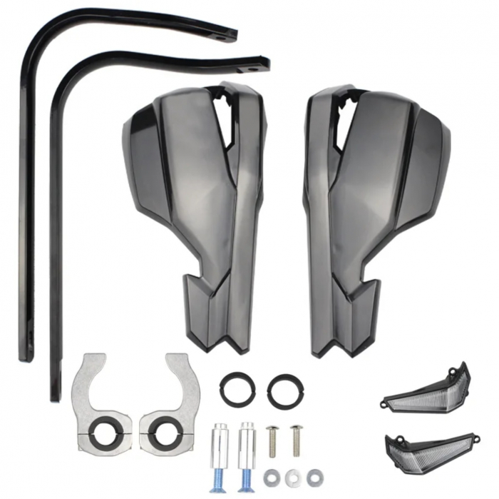 Protecții mâini cu led / handguard moto / atv [5]