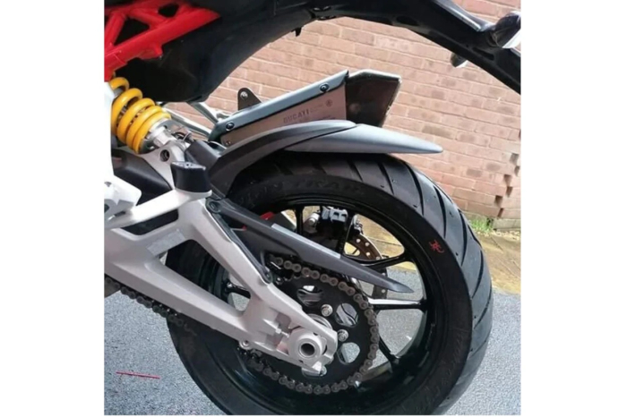 Rear fender extension PUIG matt black [2]