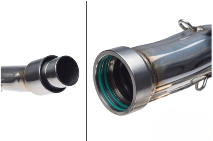 Rezonator toba moto evacuare intermediara stomac Yamaha [4]