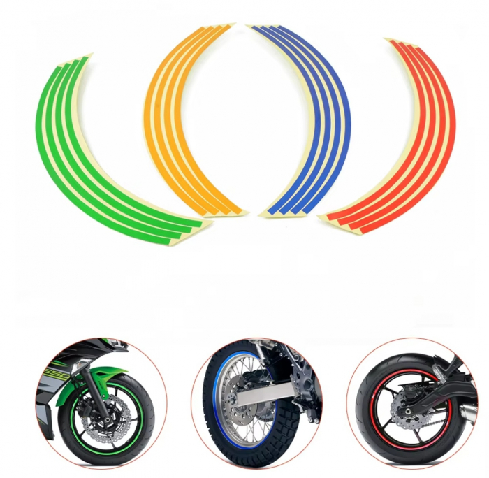 Rim strip jante  banda reflectorizanta moto [4]