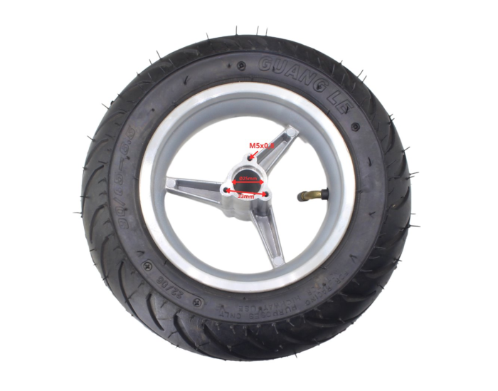 ROATĂ FAȚĂ DE POCKET BIKE 6.5'' 90/65-6.5 HB [3]