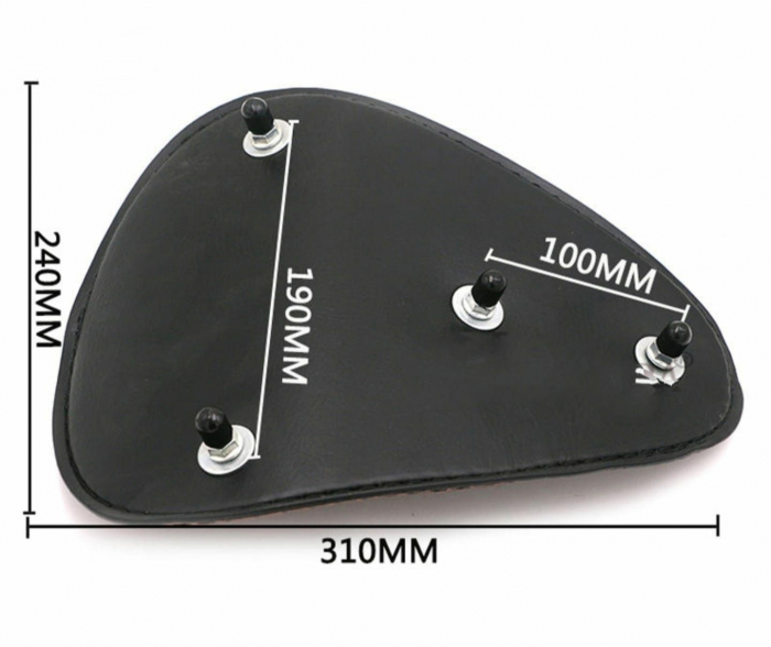 Sa bobber chopper custom harley cafe moto scaun kit solo [3]