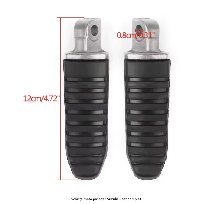 Scarite moto pasager/spate Suzuki - set complet, compatibile cu multiple modele [2]