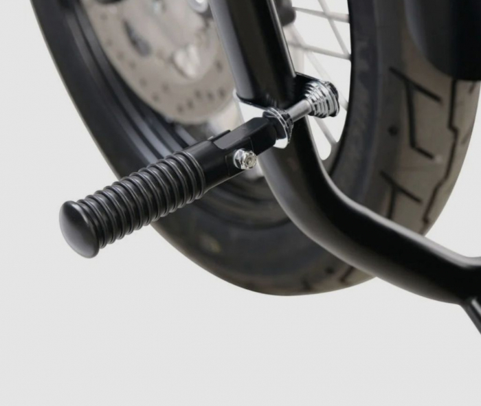 Scărițe moto suporți picioare negru [2]