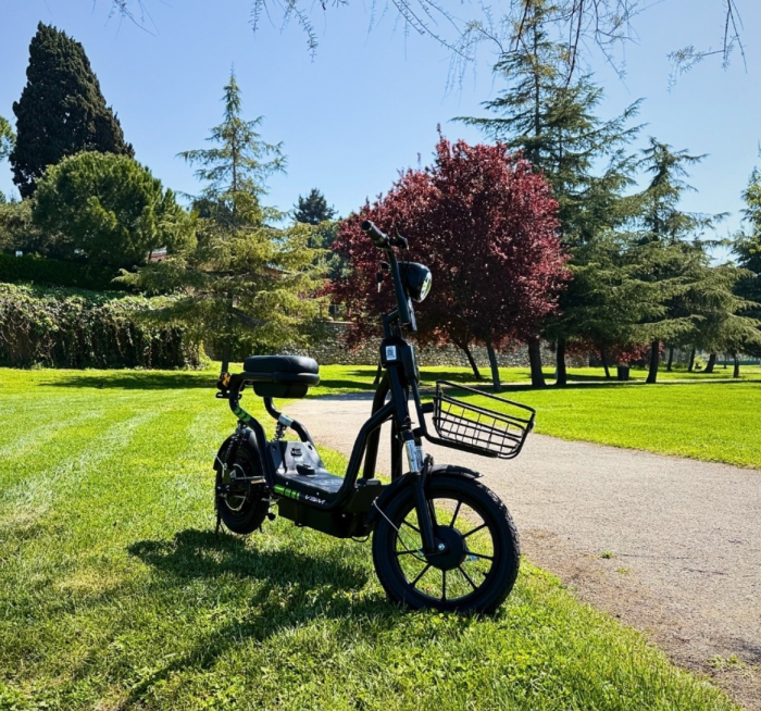 Bicicleta electrica scuter fara permis cu pedale, Volta SM - 220W [15]