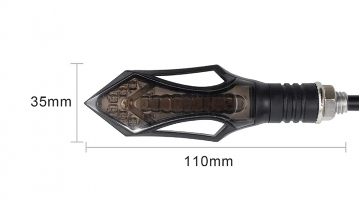 Semnale moto led segventiale semnalizări motocicleta [6]
