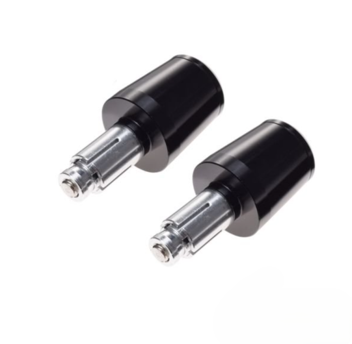 Set 2 capeti ghidon moto conici, culoare negru, din aluminiu [3]