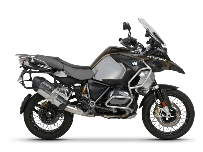 Set complet cutii aluminiu Shad Terra, 48L topcase 36L / 47L side cases,include placa si kit montare SHAD R 1200 GS Adventure/ R 1250 GS Adventure [19]